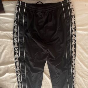 Black Kappa Sweatpants
